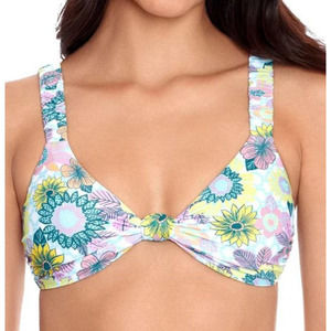 SALT + COVE | FLORAL PRINTED TWO PIECE BIKINI SWIM SWIMSUIT SIZE LARGE